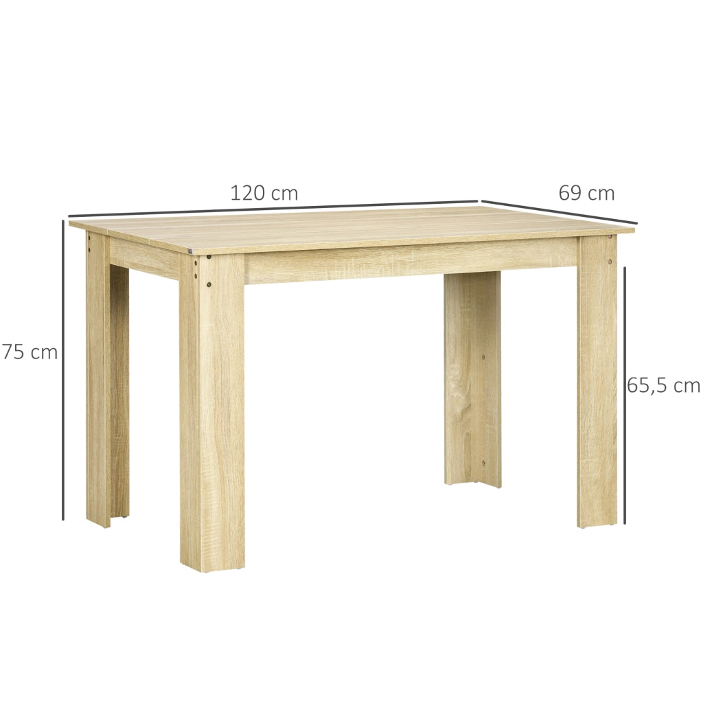 Tavolo da pranzo allungabile ¨C Xylo ¨C legno effetto rovere 120x69x75 cm