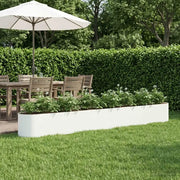 Letto rialzato da giardino Bianco 360 x 40 x 40 cm 8011706