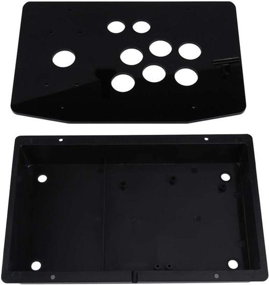 Set di Montaggio per Giochi Arcade con Pannello di Acrilico Nero e Cassa - Incluso Viti e Chiavi a Lame - Ottimizza la Tua Esperienza di Giocatore