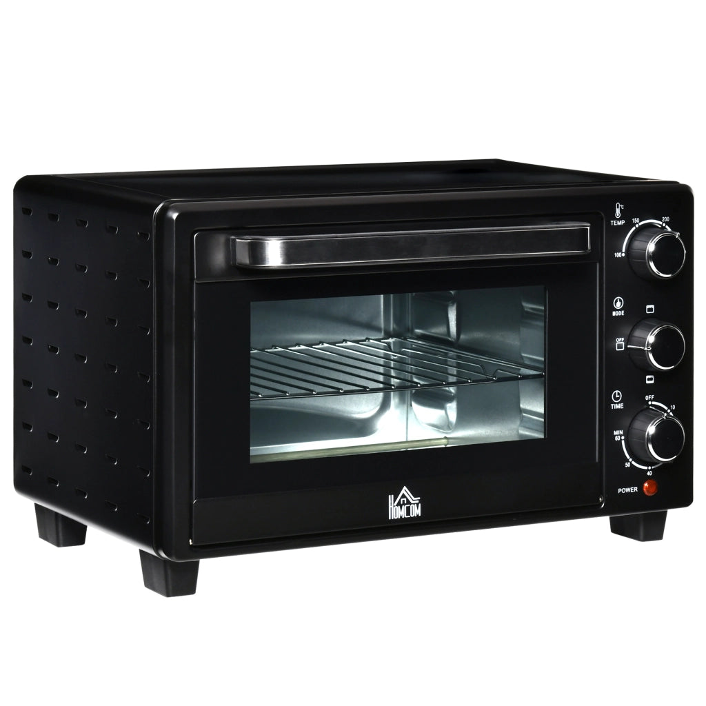 Fornetto da incasso ¨C Minimal ¨C 21 L, acciaio inox, vetro, nero