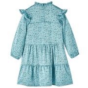 Abito da Bambina a Maniche Lunghe Blu 128 14327