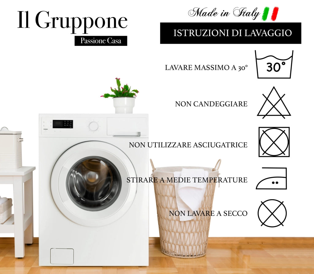 Telo Arredo Tinta Unita Made in Italy in Cotone Panama Grandfoulard Copritutto Azzurro Chiaro - 2 Posti 280x240