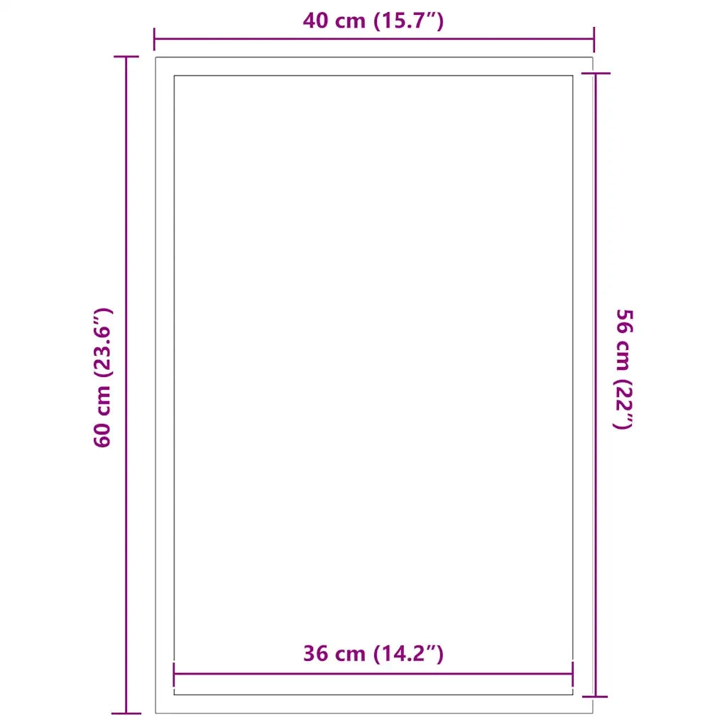 Zerbino Marrone 40x60 cm 4105623