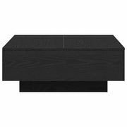 Tavolino da salotto | Tavolino da caff¨¨ | Tavolino da Soggiorno Rovere Nero 80 x 80 x 31 cm