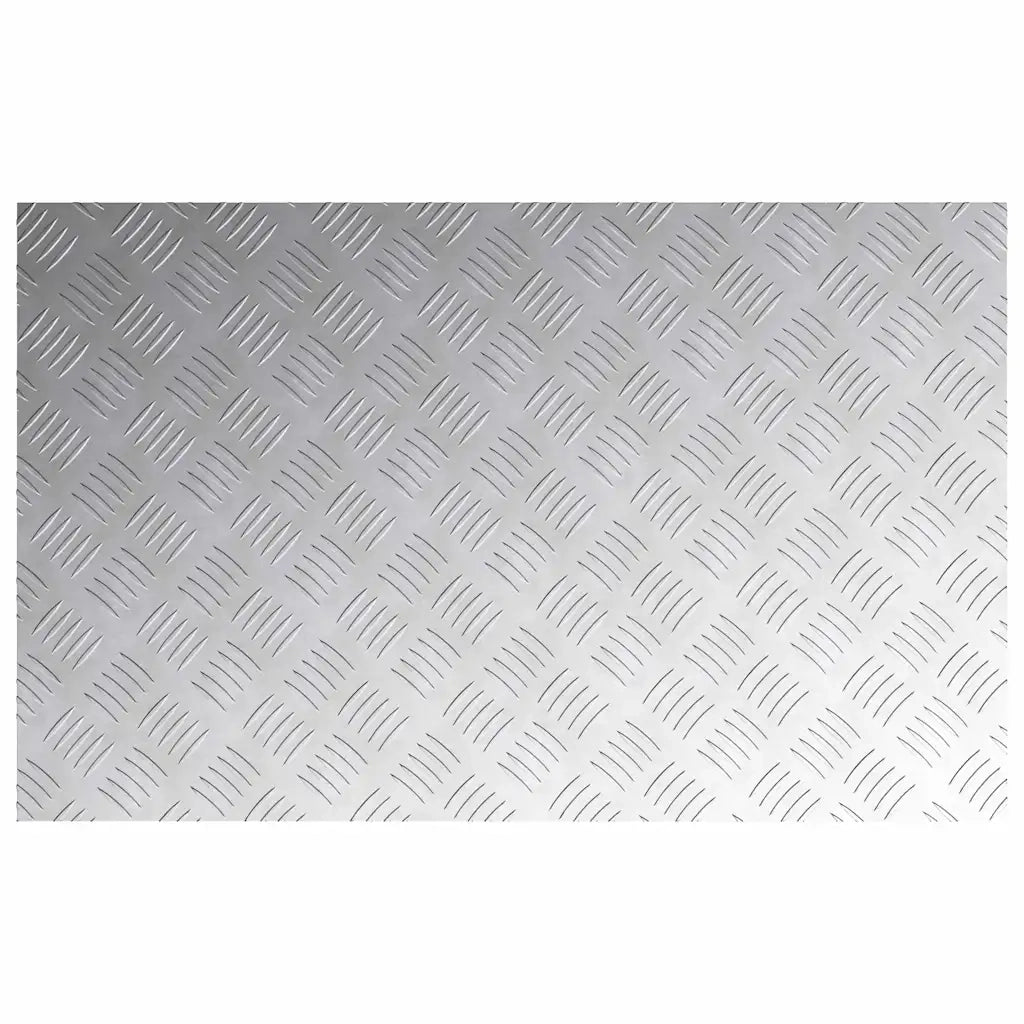Gradini per Scale 2 pz | Tappetini per scale autoadesivi Argento 80 x 50 cm Alluminio