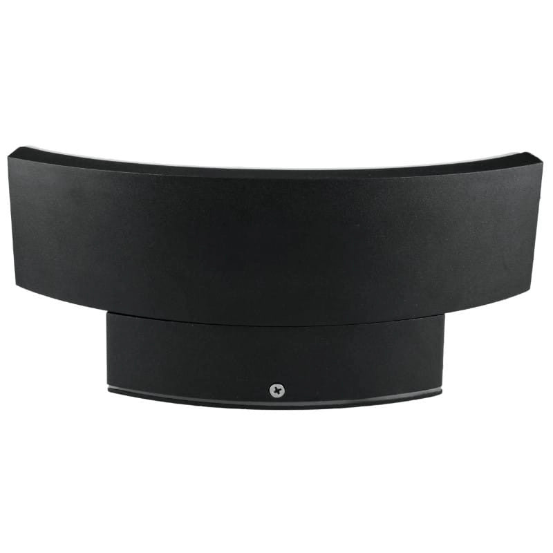 Applique esterna LED 12W sensore PIR Ponte IP65 nera