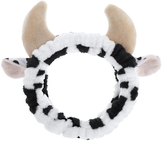 Cintura per capelli morbida Flanel - Cintura per donne - Cintura a forma di orecchie di bue - Accessori per cosplay - Regali per feste - Dimensioni 19 x 6 cm