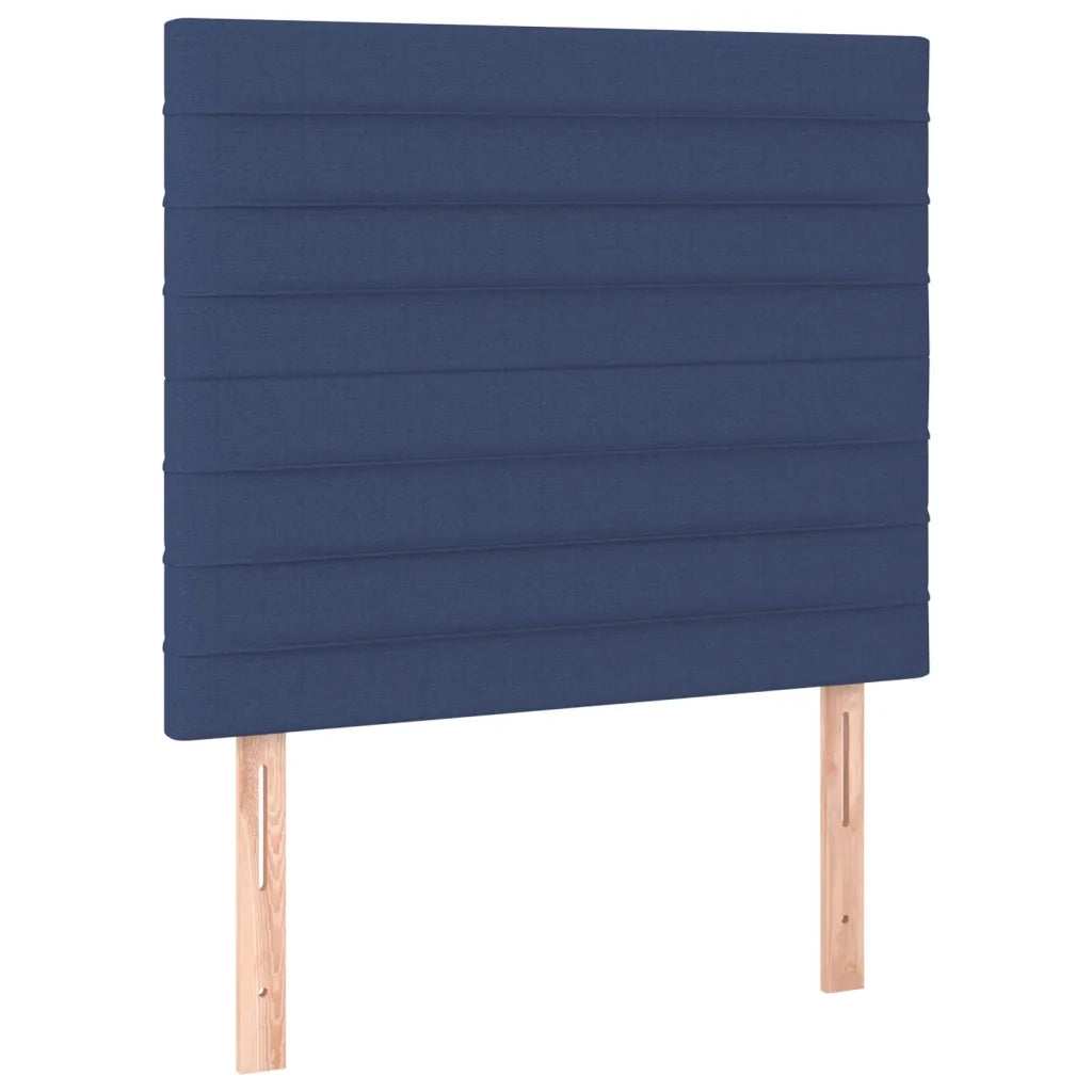 Testiera | Testata Blu 90x5x118/128 cm Tessuto