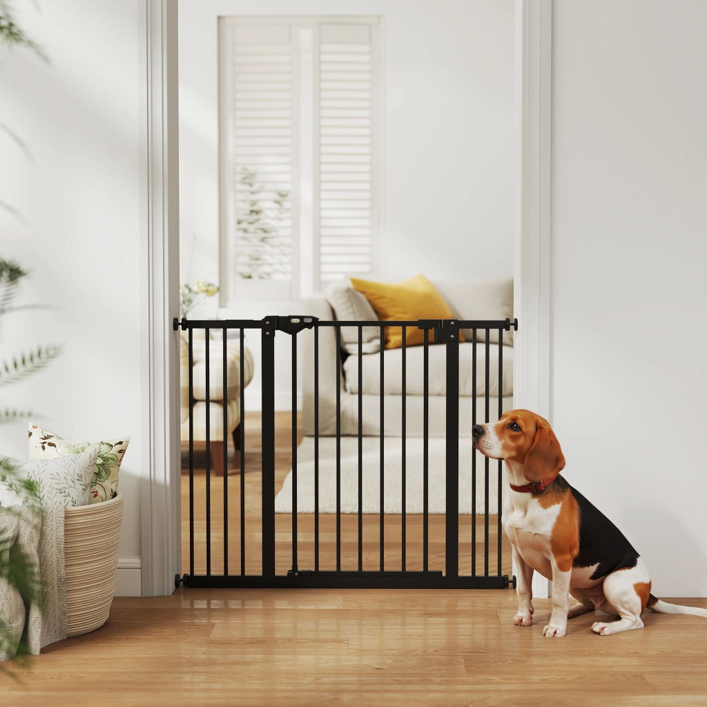 Cancellino per Cani Regolabile ¨C Minimal ¨C Nero, 100 cm