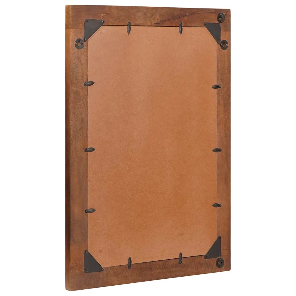 Specchio Rettangolare Marrone e Argento 50 x 2,5 x 70 cm 4018911