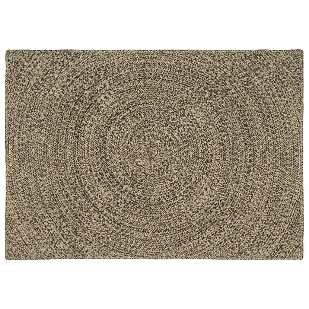 Tappeto Naturale e Nero 120 x 170 cm Juta 42010625