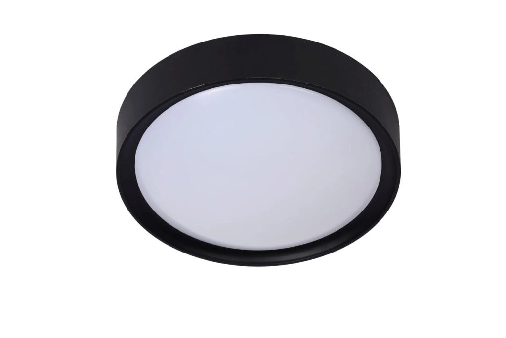 Plafoniera Lucide LEX Ø25 E27 dimmerabile bianco/nera