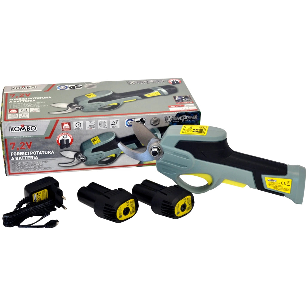 Forbici da Potatura a Batteria 7,2V