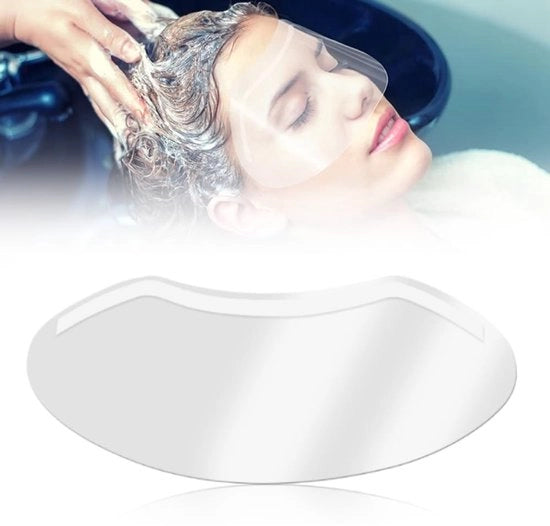Vizier di Protezione 50 pezzi - Vizier da gettare - Translucido - Materiale PET - 20 x 9,8 cm - Protezione contro la bagnatura - Vizier frontale