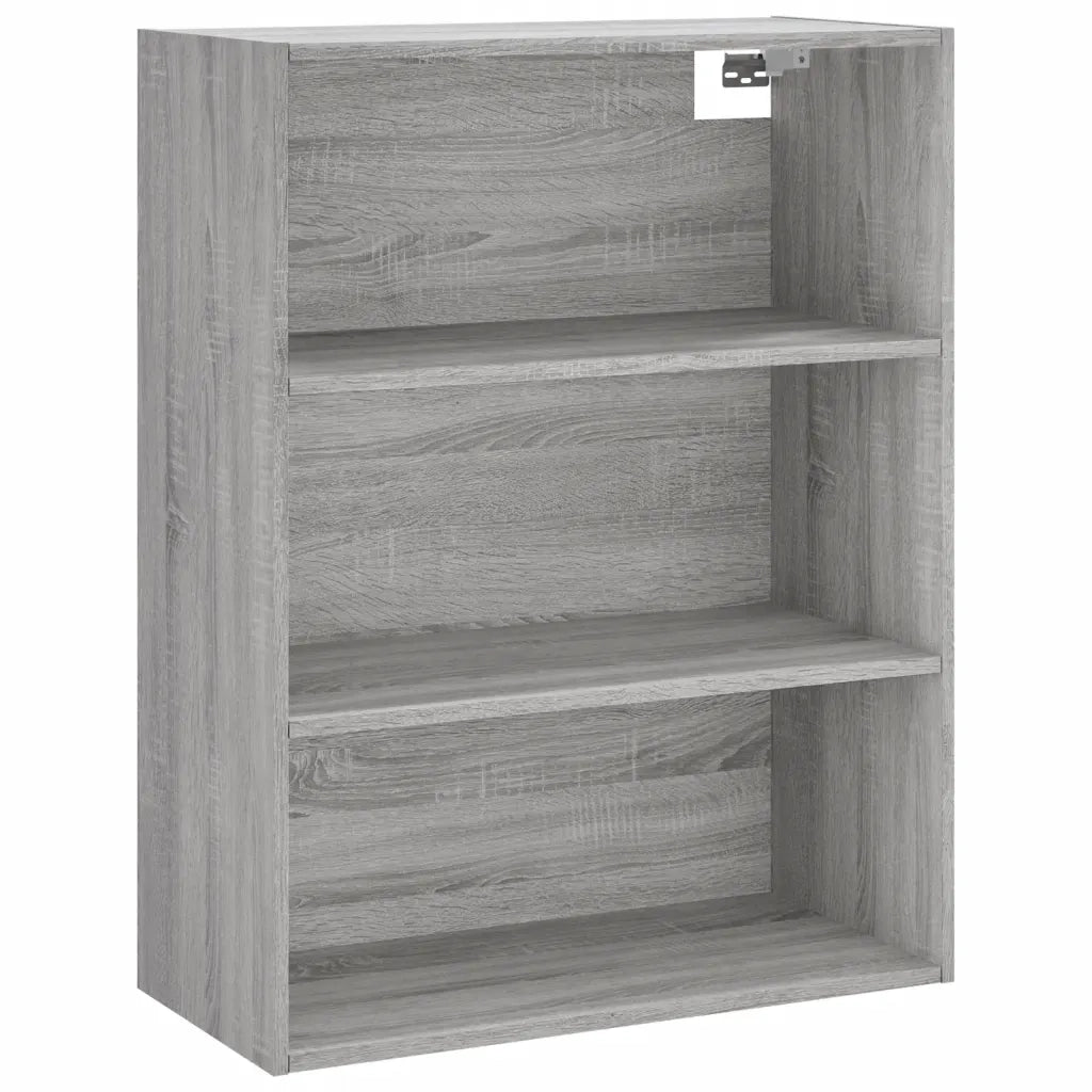 Credenza Grigio Sonoma 69,5x34x180 cm in Legno Multistrato 3189435