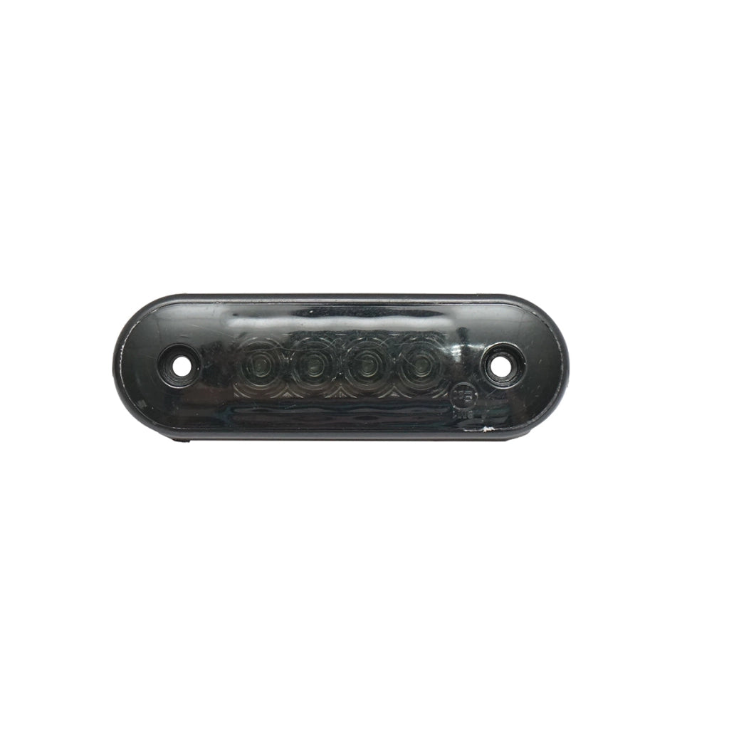 Luce di posizione laterale a LED sottile 12-24 V, rosso fumo 83x27 mm Breckner Germany