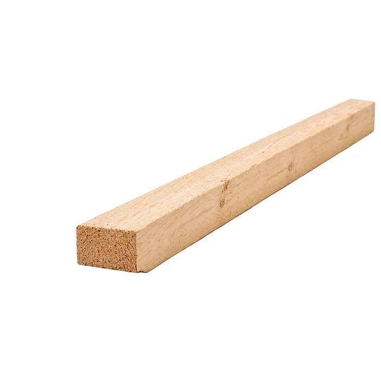 Morali abete carpenteria grezzi   38 x 98 x 2000 mm 1 pz.