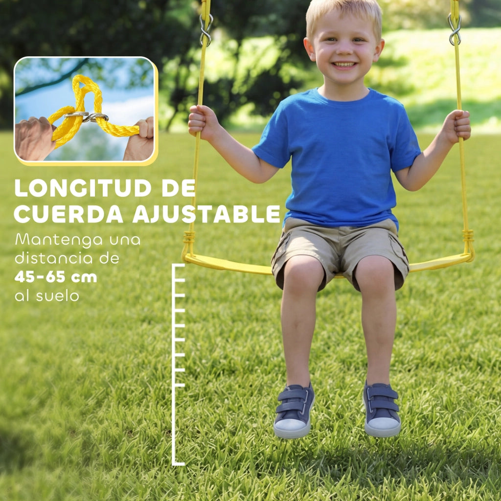 Altalena per Bambini ¨C Minimal ¨C Acciaio Multicolore 150 kg