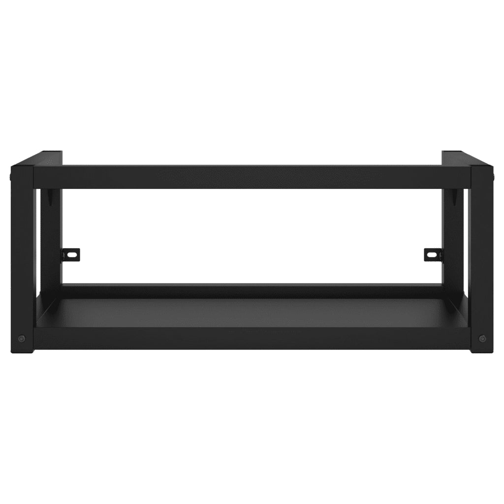 Struttura per Lavabo a Parete Nera 79x38x31 cm in Ferro CFW3317253