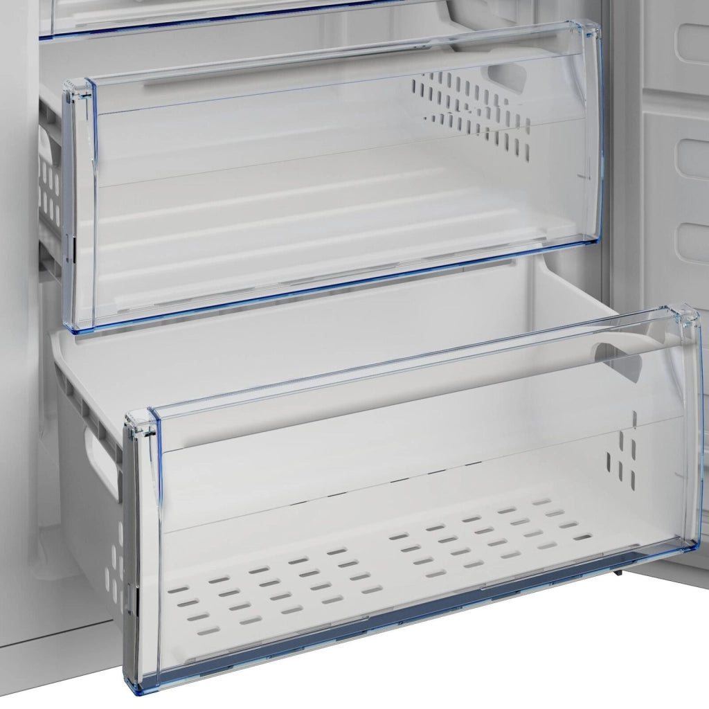 Beko RFSA240M41WN B100 Congelatore Verticale 215 L 151 cm Classe E 36 dB 5 Cassetti Statico Porta Reversibile colore Bianco