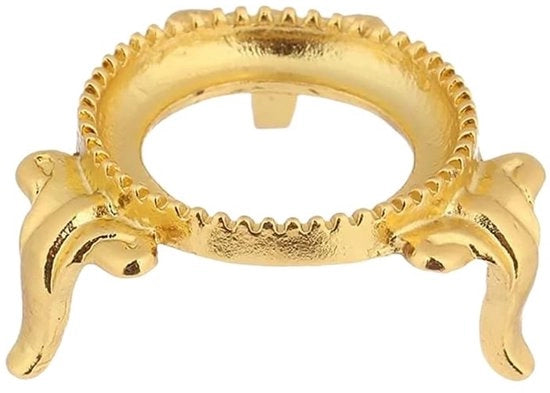 Base per Cristallo - Scatola Decorativa - Supporto Stabile per Display - in Oro - Cristalli Base - Ideale per la Decorazione di Casa - Adatto per 3-6...