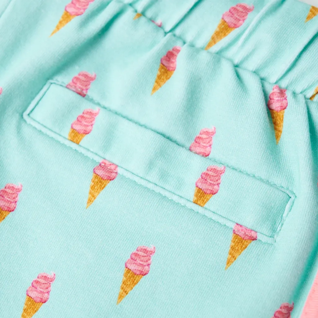 Pantaloncini per Bambini con Coulisse Menta Chiaro 140 11408