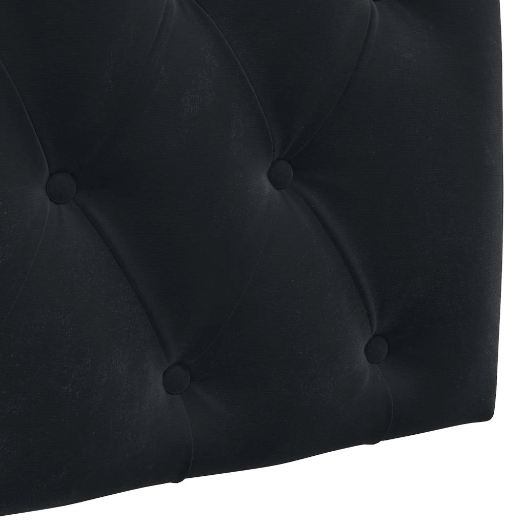 Testiera sospesa Con luce LED Nero Velluto 3424643