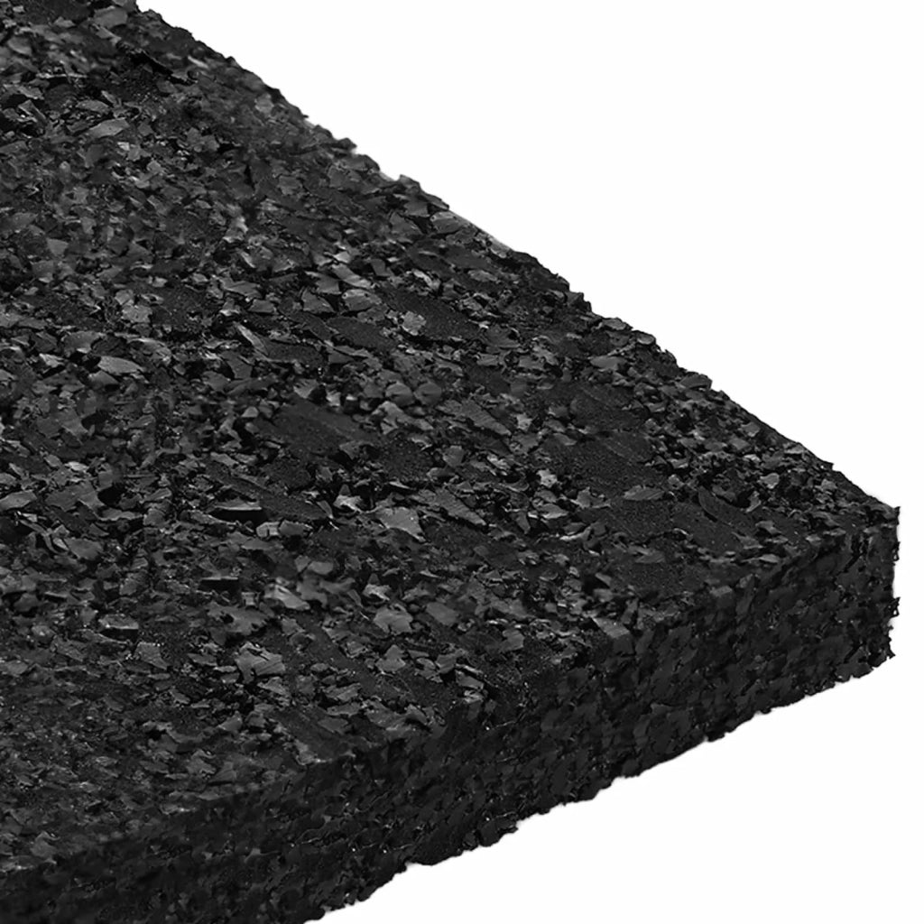 Pad per patio in granuli di gomma Nero 6 x 9 x 0,8 cm Gomma CFW5800995