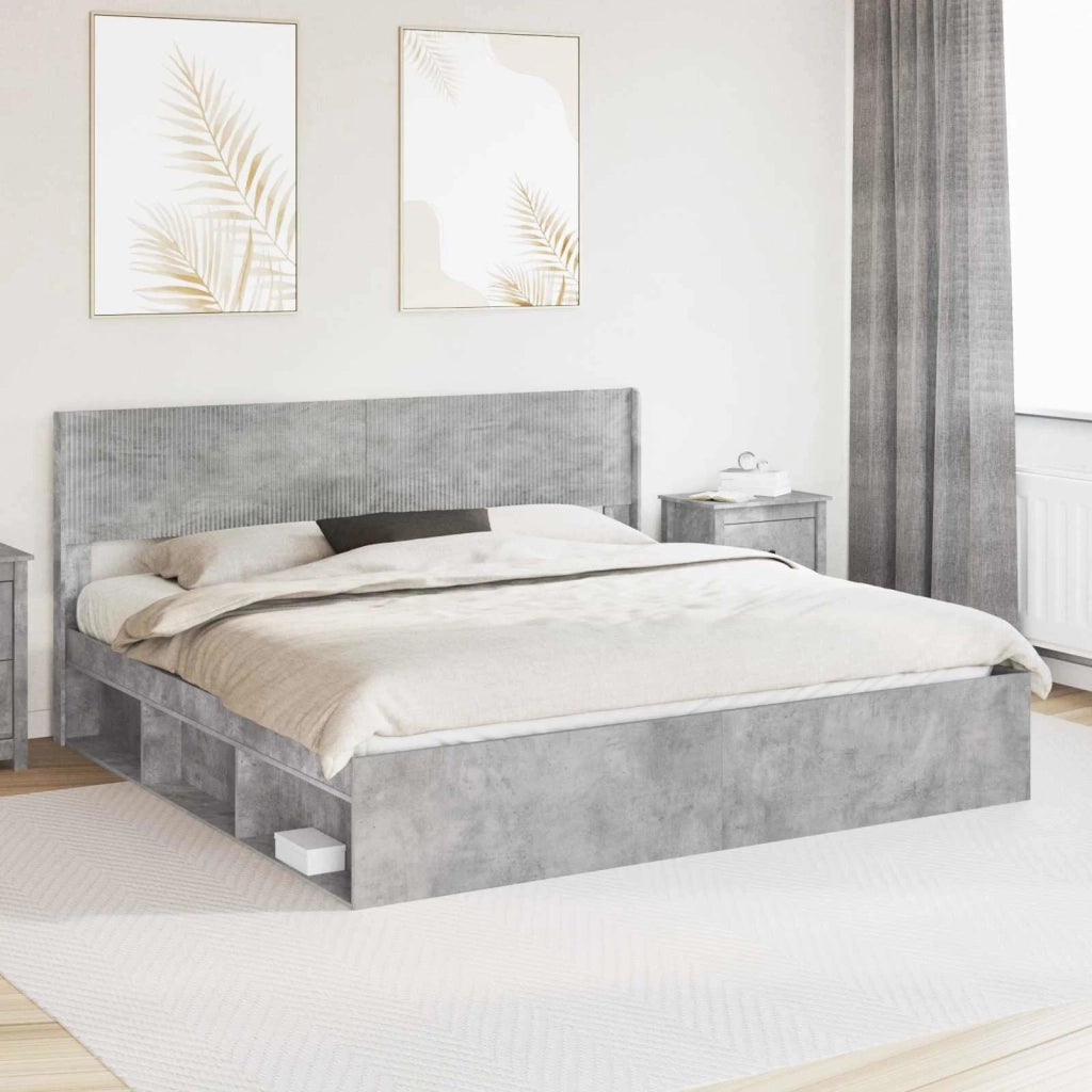 Testiera Letto Grigio Cemento PB 889668