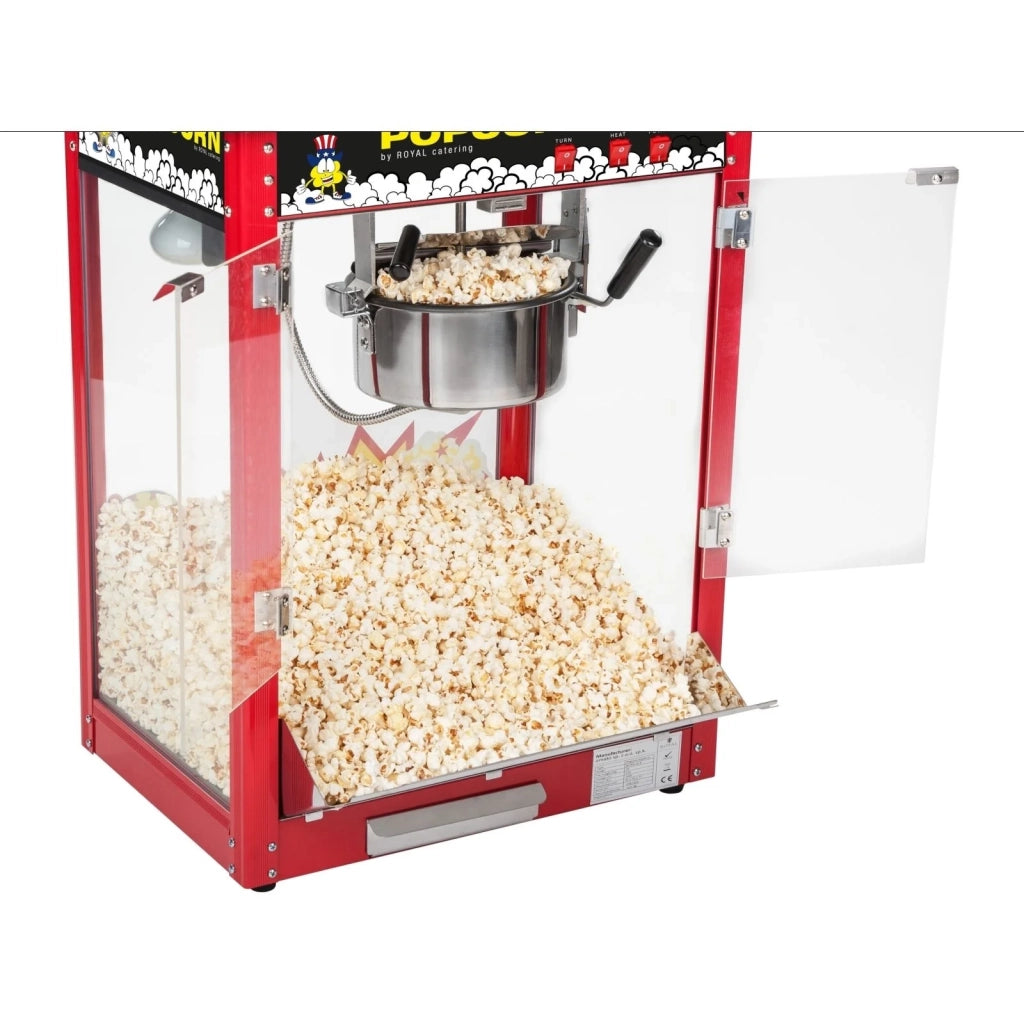 Macchina professionale per popcorn nera 1600 watt 3614066