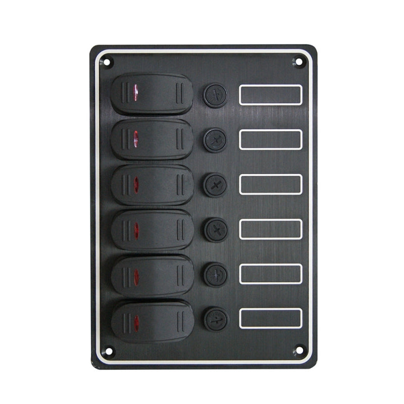 PANNELLO ELETTRICO 6 INTERRUTORI CIRCUIT PANEL 6 SWITCHES