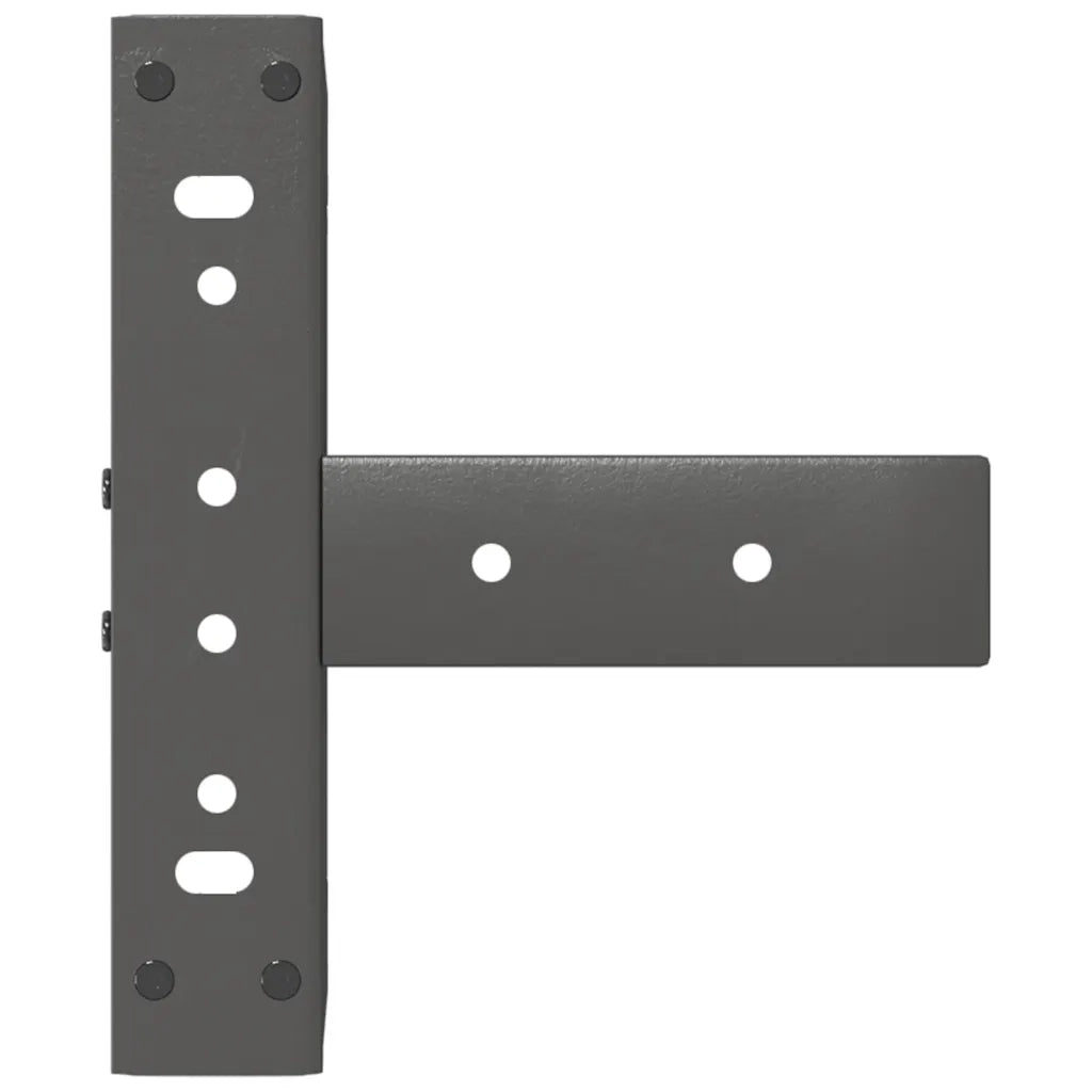 Gambe per Tavolino-Gambe per mobili da Caff¨¨ a Forma di T 2 pz Antracite 38x25x(42-43) cm Acciaio