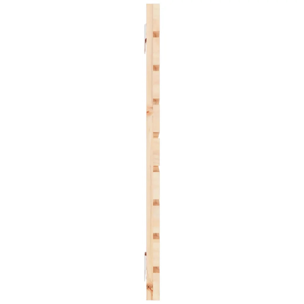 Testiera | Testata da Parete 146x3x63 cm in Legno Massello di Pino