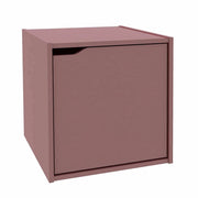 Cubo modulare con anta in legno composito per libreria - MATRIX PRO