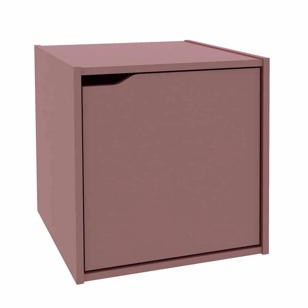 Cubo modulare con anta in legno composito per libreria - MATRIX PRO