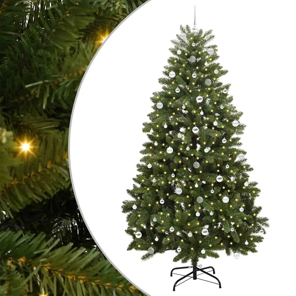 Albero di Natale artificiale Verde 240 cm PVC e Metallo 3395708