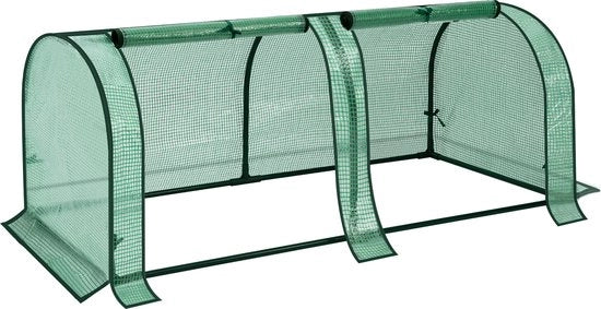 Serre per Esterni - Giardini, Serra, Serra per Coltivazione, Tunnel - PE e Acciaio - 130x60x50 cm - Verde