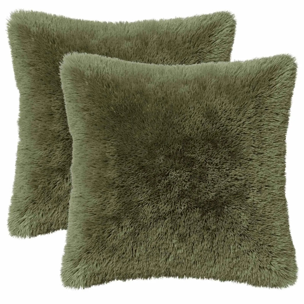 Cuscino con cuscino HEERLEN 6 pz Verde Fleece PV 924360