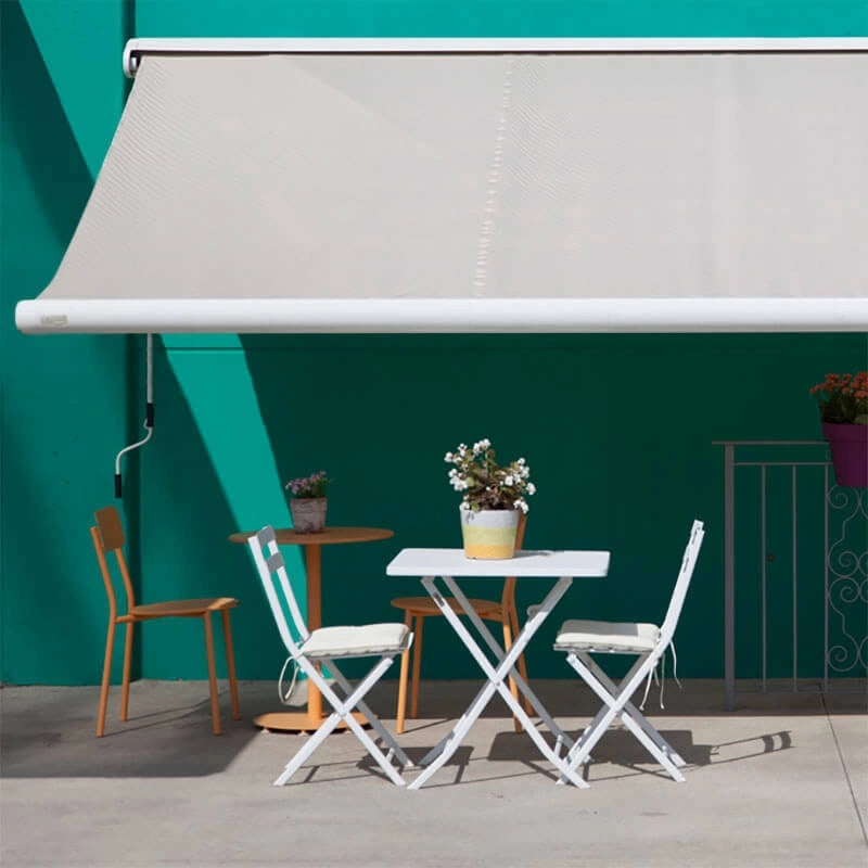 Tenda da Sole Motorizzata 3x2,5m Tessuto Acrilico Kraus Genziana Ecrù
