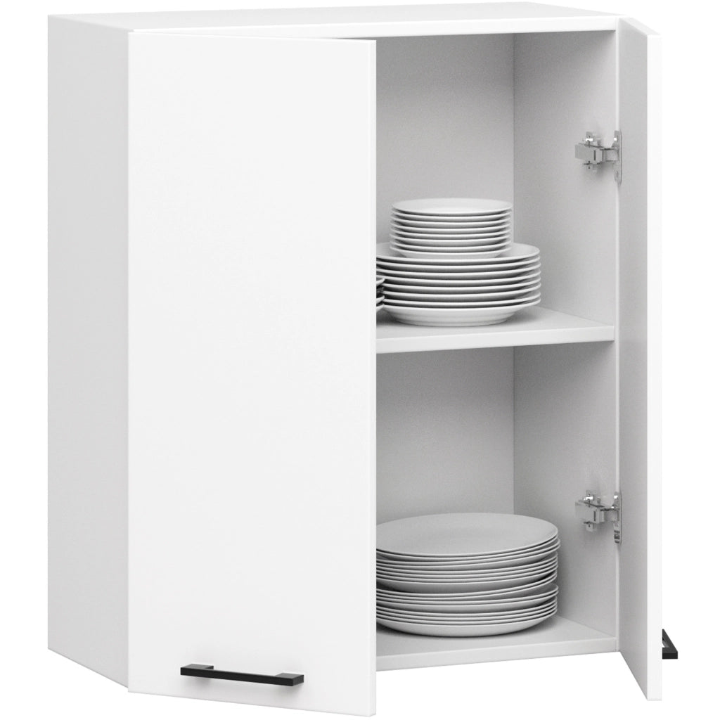 Mobile da cucina pensile sistema AKORD OLIWIA 60 cm H720 Bianco 2 ante 60x30x72 cm
