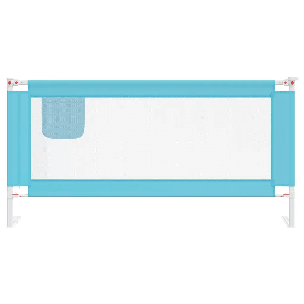 Sponda Letto di Sicurezza per Bambini Blu 180x25 cm in Tessuto CFW7438484
