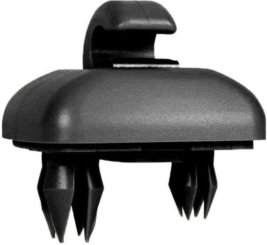 Sostitutore di Clip per Parasole Auto - Nero - Duraturo - Adatto per Audi A1 A3 A4 A5 Q3 Q5 A7 B6 B7 B8 S4 S5 - 8E0 857 562