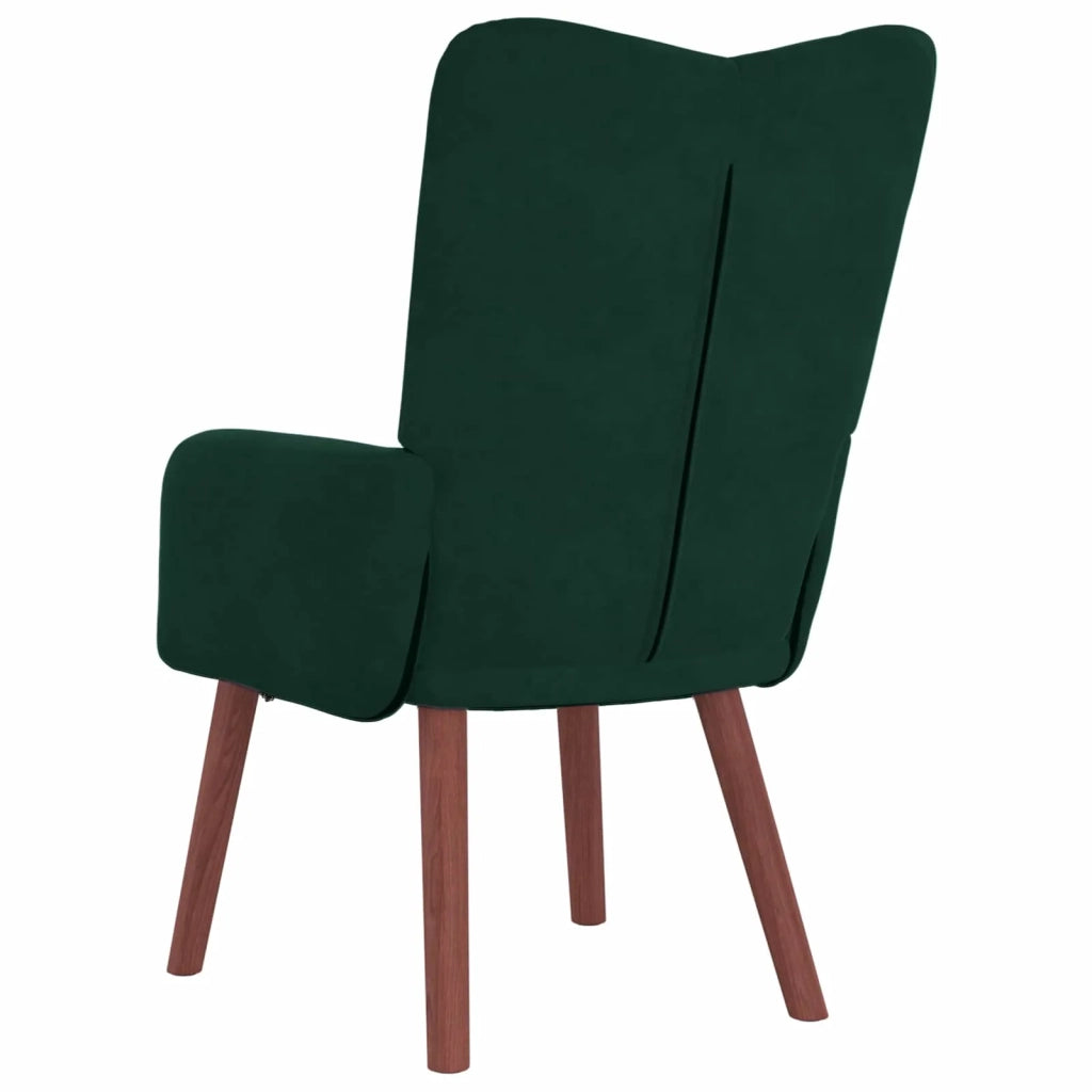 poltrona Verde Scuro 63 x 67 x 94 cm Velluto 42001805