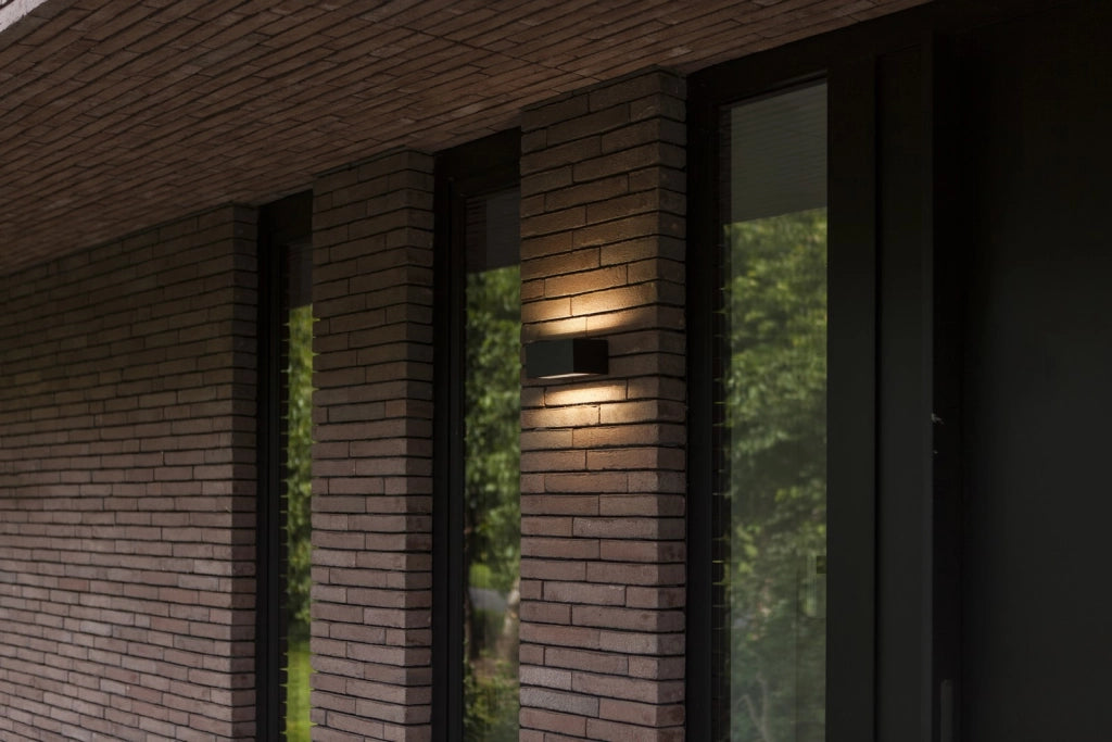 Applique da esterno LED GEMINI nera alluminio IP54
