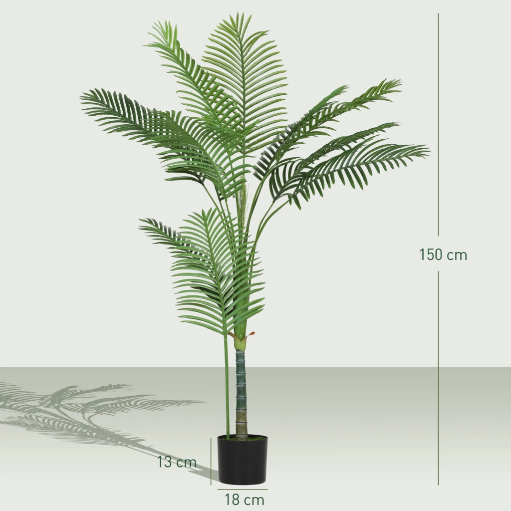 Palma artificiale con vaso ¨C Minimal ¨C 150 cm verde