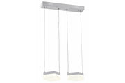 Lampada a sospensione Reality Gina LED 12W 2 luci cromo