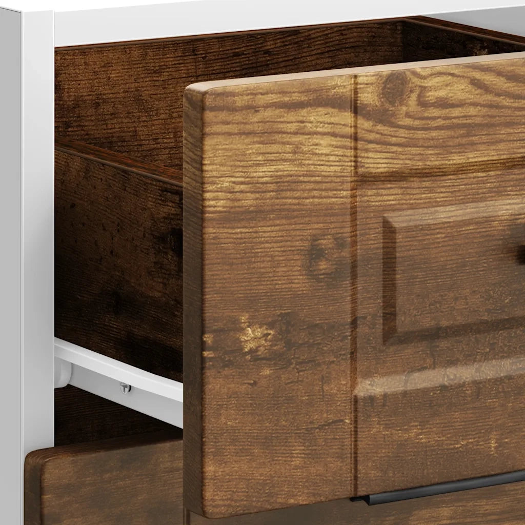 Base da Cucina Porto Rovere Fumo in Legno Multistrato 854225