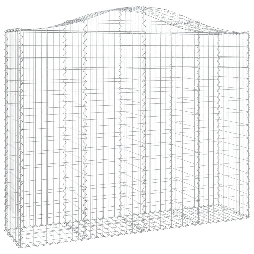 Cesti Gabbioni ad Arco 11 pz 200x50x160/180 cm Ferro Zincato 3145712