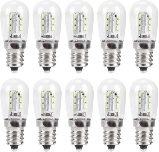 Illuminazione per Frigorifero a LED - Risparmio Energetico - Formato Compatto - Sostituzione per Lampadina - 10 Pezzi - Illuminazione Domestica