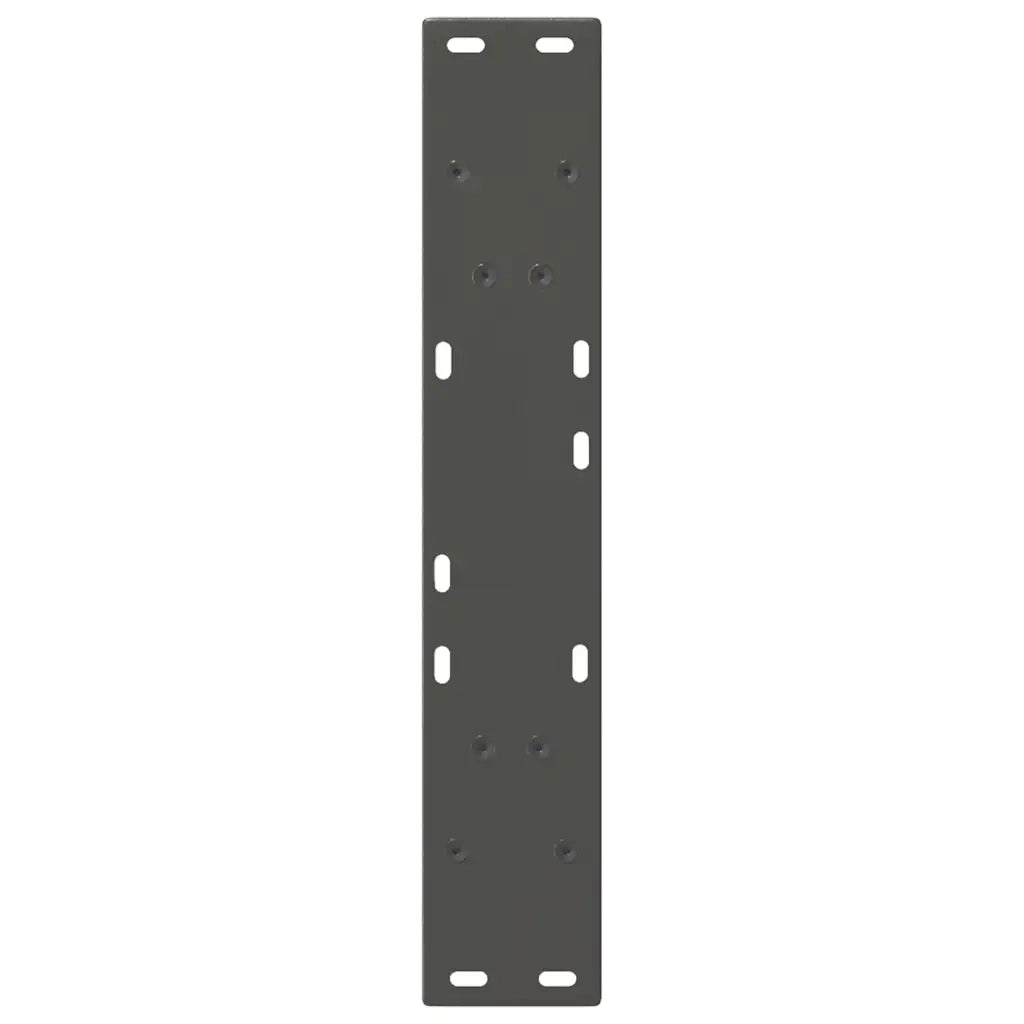 Gambe per tavolo da pranzo a forma di V 2 pz Antracite 60x(72-73,3) cm Acciaio 4012566
